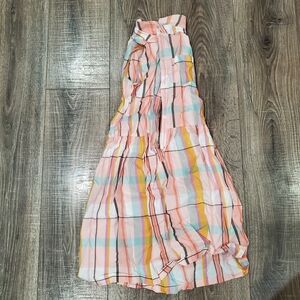 Girl Button Up Dress Size 12 Carter's Kid Multicolor Striped Dress